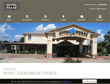 Tablet Screenshot of hoteltexas.net